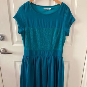 Mikarose Teal Midi dress